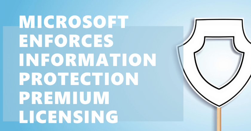 Information protection license
Sensitivity labels licensing
